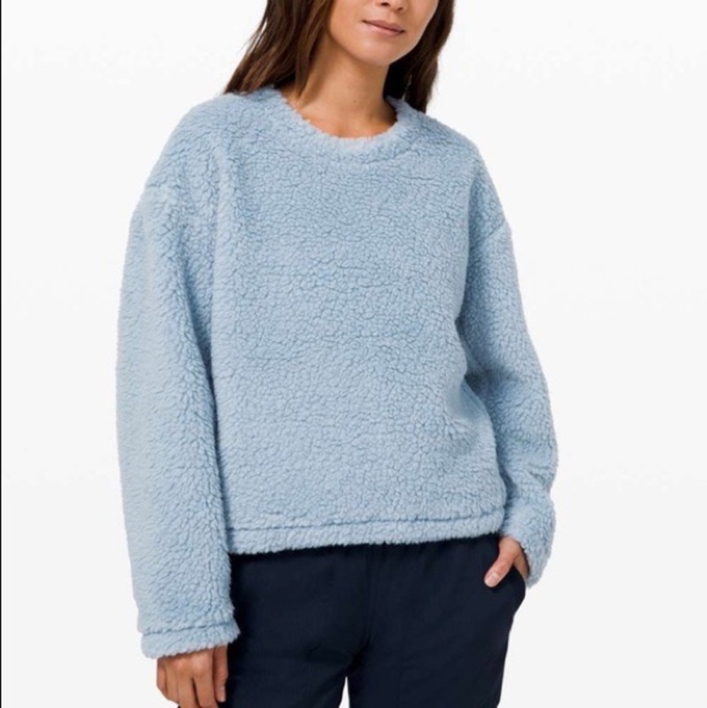 Lululemon Blue Sherpa Pullover